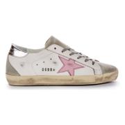 Golden Goose Vit Rosa Super-Star Sneakers Kvinnor Multicolor, Dam