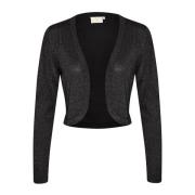 Kaffe Bolero Jacka Svart Djup Glitter Black, Dam