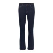 Kaffe Straight Leg Mörkblå Jeans Blue, Dam