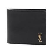 Saint Laurent Tiny Cassandre Plånbok Black, Herr