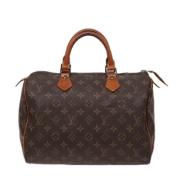 Louis Vuitton Vintage Pre-owned Canvas louis-vuitton-vskor Brown, Dam