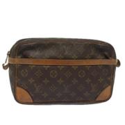 Louis Vuitton Vintage Pre-owned Canvas kuvertvskor Brown, Dam