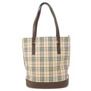 Burberry Vintage Pre-owned Canvas handvskor Brown, Dam