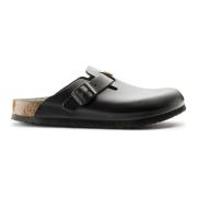 Birkenstock Herr Läder Träskor Black, Herr