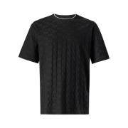 Armani Exchange Grundläggande T-shirt Avslappnad Stil Black, Herr