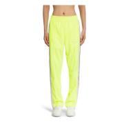 Palm Angels Fluo Track Pants med Logodetalj Yellow, Herr