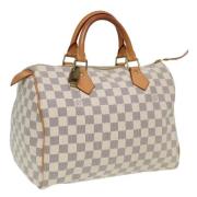 Louis Vuitton Vintage Pre-owned Canvas handvskor White, Dam