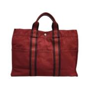 Hermès Vintage Pre-owned Bomull handvskor Red, Unisex