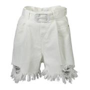 Gaëlle Paris Vita Shorts med Avtagbart Bälte White, Dam