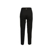 Twinset Straight Leg Pants Black, Dam