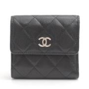 Chanel Vintage Pre-owned Laeder plnbcker Black, Dam