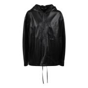 Helmut Lang Huvjacka Klassisk Silver Logo Ficka Black, Dam