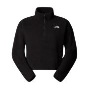 The North Face Fleece Zip Sweatshirt Black, Dam