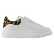 Alexander McQueen Laeder sneakers White, Dam