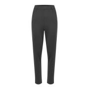 Kaffe Slim Fit Black Oyster Byxor Gray, Dam