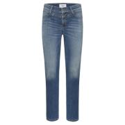 Cambio Parla Seam Blå Jeans Blue, Dam