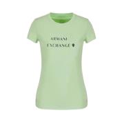 Armani Exchange Grund T-shirt Green, Dam