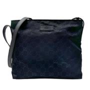 Gucci Vintage Pre-owned Nylon gucci-vskor Black, Dam