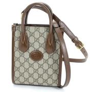 Gucci Vintage Pre-owned Plast gucci-vskor Beige, Dam