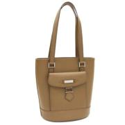 Burberry Vintage Pre-owned Laeder handvskor Beige, Dam