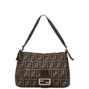 Fendi Vintage Pre-owned Canvas fendi-vskor Brown, Dam