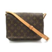 Louis Vuitton Vintage Pre-owned Tyg louis-vuitton-vskor Brown, Dam