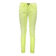 Just Cavalli Yellow Cotton Jeans & Pant Yellow, Dam