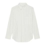 Marc O'Polo Rutig blus White, Dam