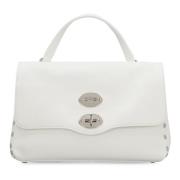 Zanellato Studded Leather Handbag White, Dam