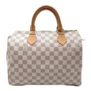 Louis Vuitton Vintage Pre-owned Canvas handvskor White, Dam