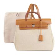 Hermès Vintage Pre-owned Tyg handvskor White, Dam