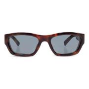 Jacquemus Brun Acetat Tonade Solglasögon Brown, Herr