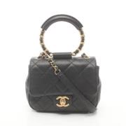 Chanel Vintage Pre-owned Laeder handvskor Black, Dam