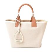 Hermès Vintage Pre-owned Laeder handvskor Beige, Dam