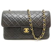 Chanel Vintage Pre-owned Laeder chanel-vskor Black, Dam