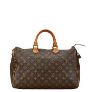 Louis Vuitton Vintage Pre-owned Canvas handvskor Brown, Dam