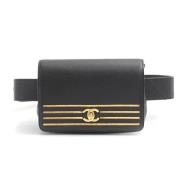 Chanel Vintage Pre-owned Laeder chanel-vskor Black, Dam