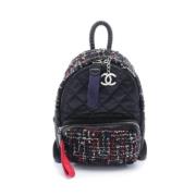 Chanel Vintage Pre-owned Canvas ryggsckar Black, Dam