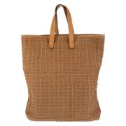 Hermès Vintage Pre-owned Canvas handvskor Brown, Dam