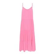 Saint Tropez Maxi Strap Klänning Pink Cosmos Pink, Dam