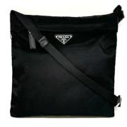 Prada Vintage Pre-owned Canvas prada-vskor Black, Dam