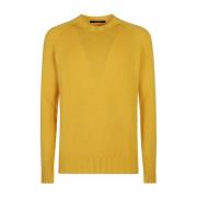 Tagliatore Gul Sweatshirt Aw24 Yellow, Herr