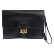 Hermès Vintage Pre-owned Laeder kuvertvskor Black, Dam