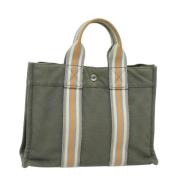 Hermès Vintage Pre-owned Canvas handvskor Multicolor, Dam