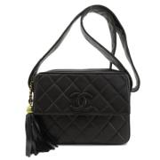 Chanel Vintage Pre-owned Laeder chanel-vskor Black, Dam