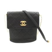 Chanel Vintage Pre-owned Laeder chanel-vskor Black, Dam