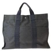 Hermès Vintage Pre-owned Canvas handvskor Gray, Dam