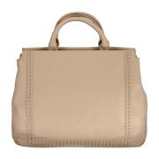 Byblos Beige Dual Compartment Handväska Beige, Dam