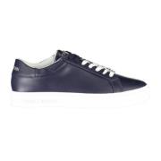 Calvin Klein Blå Polyester Sneaker med Kontrasterande Detaljer Blue, H...