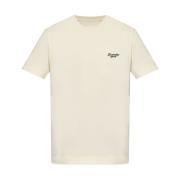 Givenchy Vit Bomull Logo T-shirt White, Herr